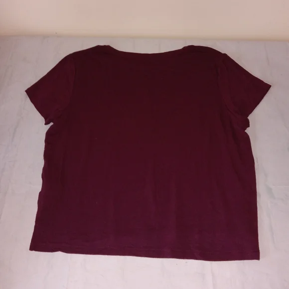 American Eagle 2Pc Bundle Gray Sweatshorts & Burgundy Tee XL - Picture 7 of 16